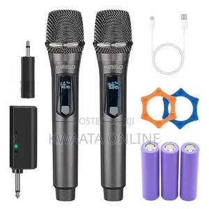 Kimiso Professional UHF Wireless Microphones Wz DSP Noise Cancellation