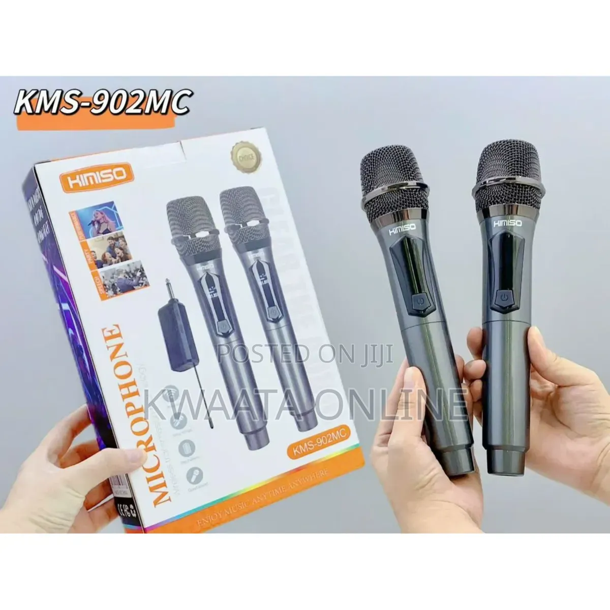 Kimiso Professional UHF Wireless Microphones Wz DSP Noise Cancellation