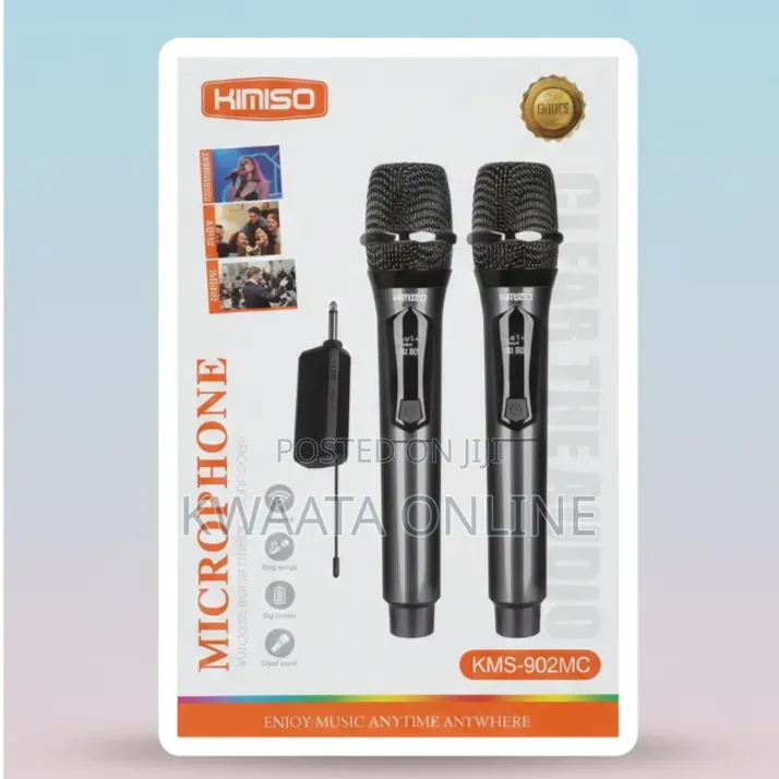 Kimiso Professional UHF Wireless Microphones Wz DSP Noise Cancellation