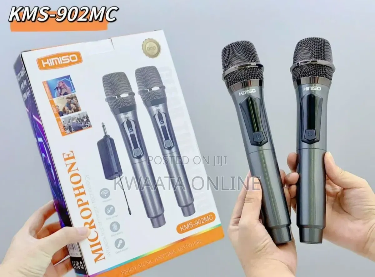 Kimiso Professional UHF Wireless Microphones Wz DSP Noise Cancellation