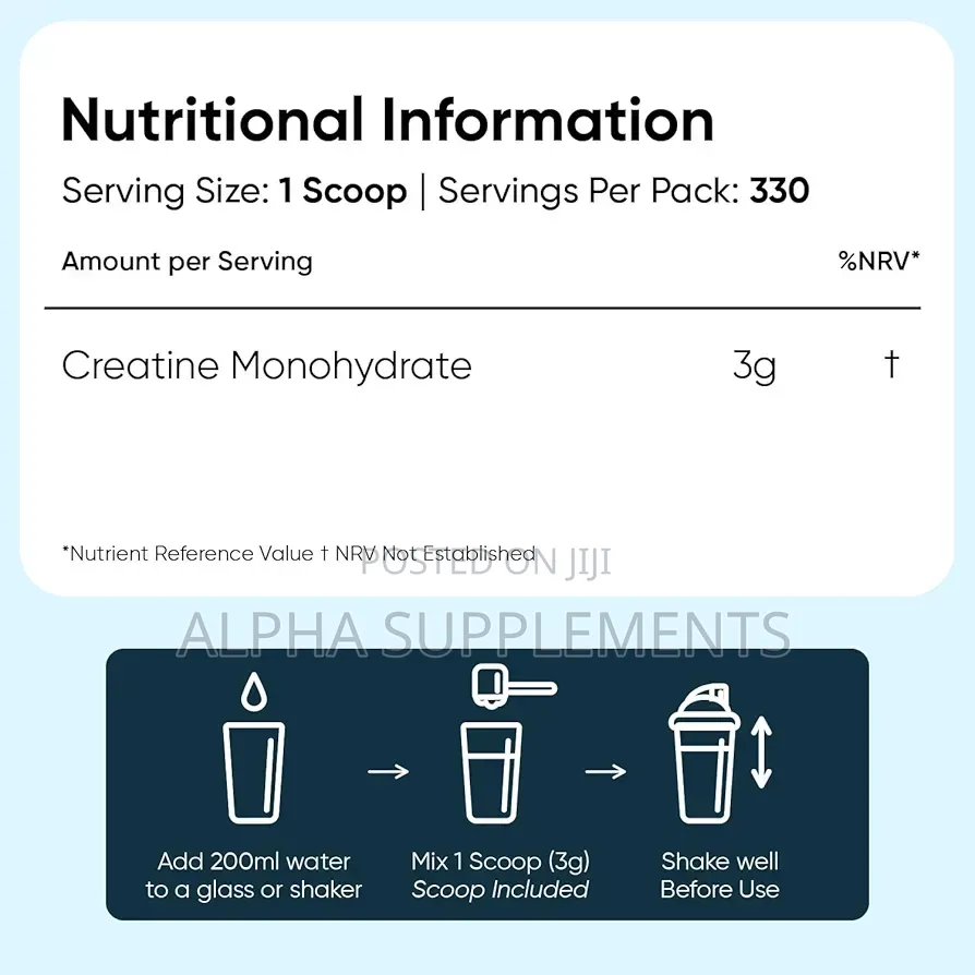 Weight World - Creatine Monohydrate Powder 1kg - 10+ Months Supply