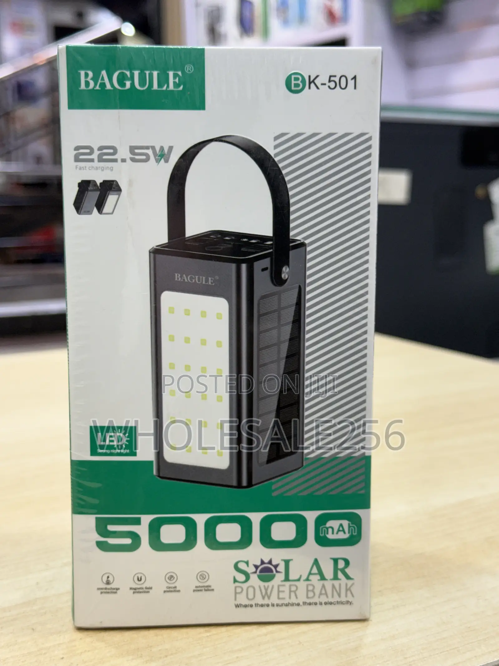BAGULE BK-501 PowerBank Has 50000mAh Capacity , 22.5W Solar PowerBank