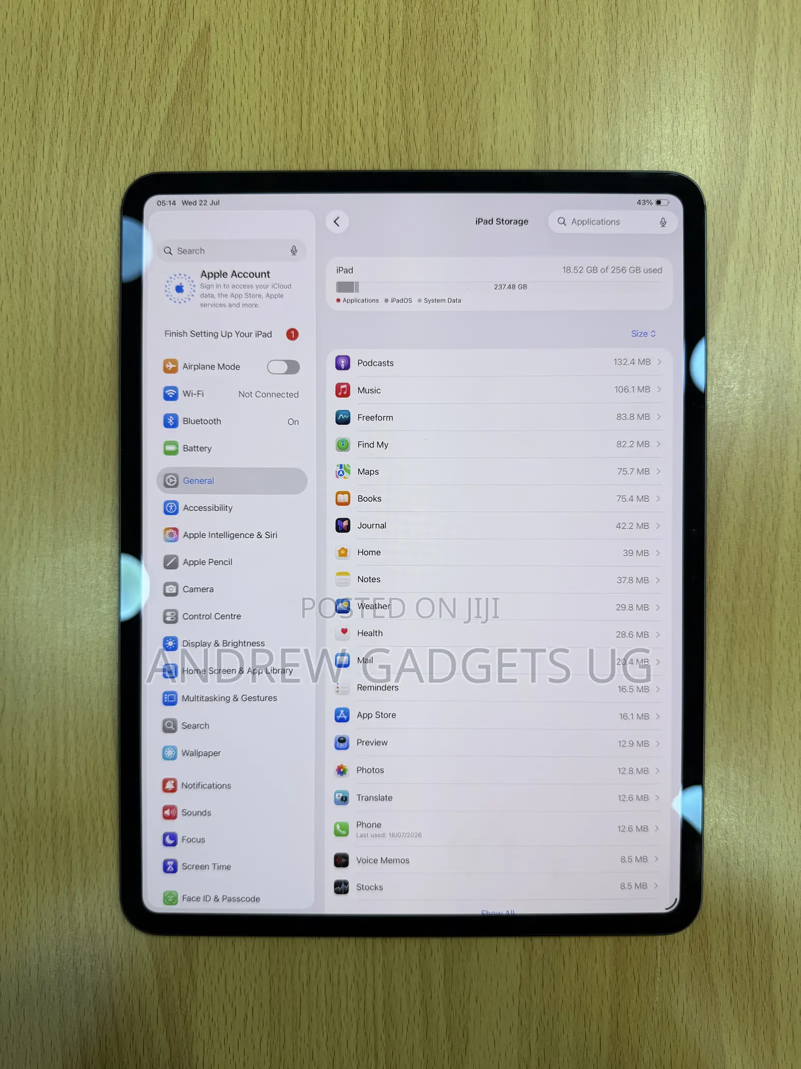 Apple iPad Pro 13 (2024) 256 GB Gray