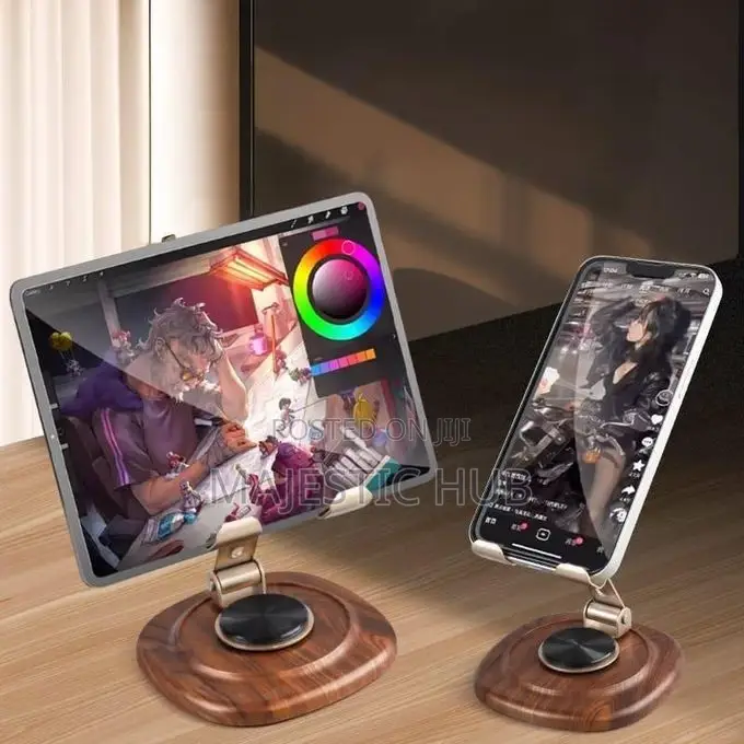 Adjectable Rotating Tablet Phone Holder Aluminum Alloy Folding Stand