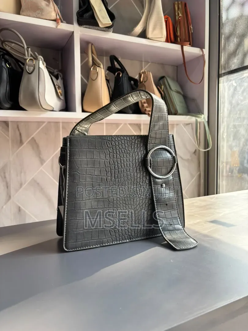 Hand Bag (Croc-Print)
