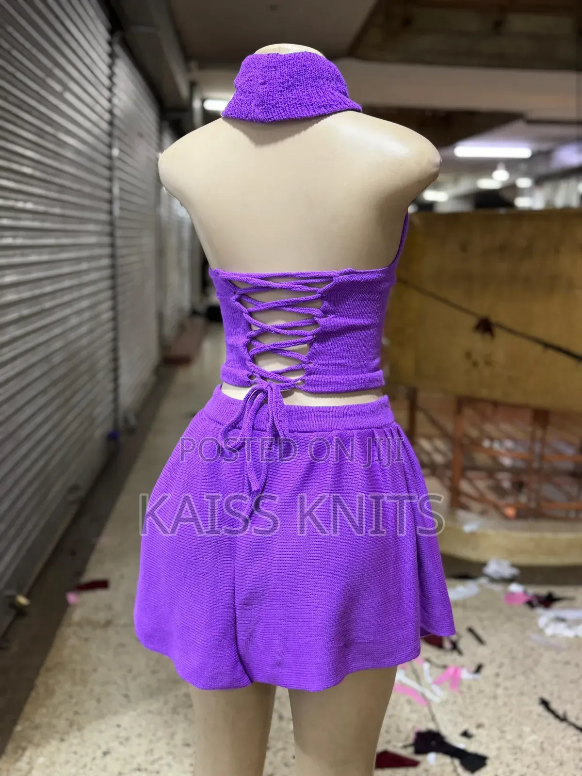 Lilac Two Piece Round Skirt and Too