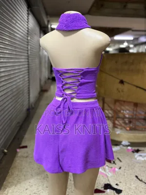 Lilac Two Piece Round Skirt and Too