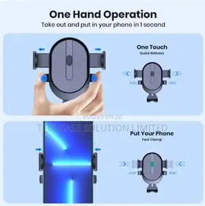 Universal Car Phone Holder Mount – Adjustable 360° Rotation