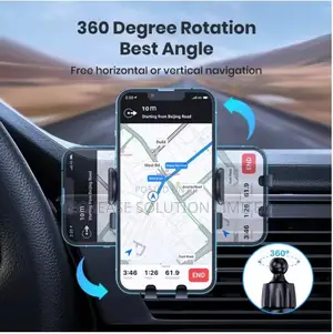 Universal Car Phone Holder Mount – Adjustable 360° Rotation