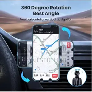 Universal Car Phone Holder Mount – Adjustable 360° Rotation
