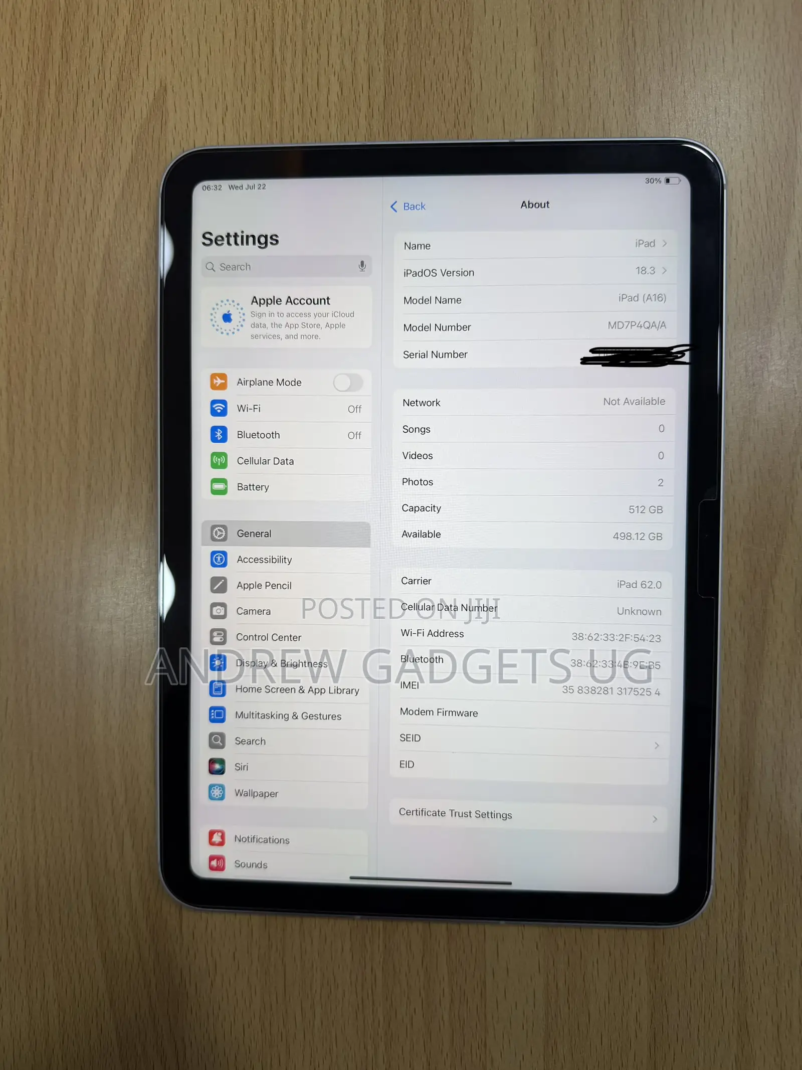 Apple iPad (2025) 512 GB Silver