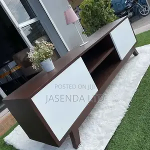 Wooden TV Stand With Shelves | TV Table Free Ship