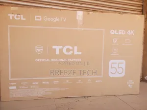 Boxed TV TCL 55" Smart Qled