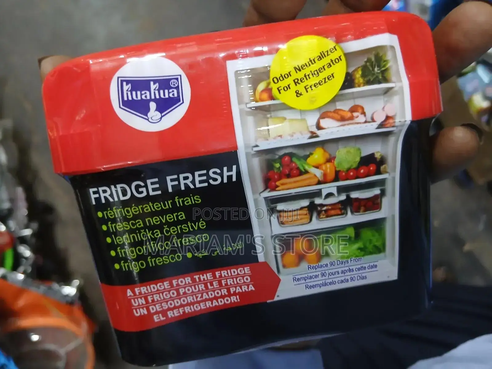 Fridge Fresh Odor Neutralizer to Eliminate Bad Smells in Fridge