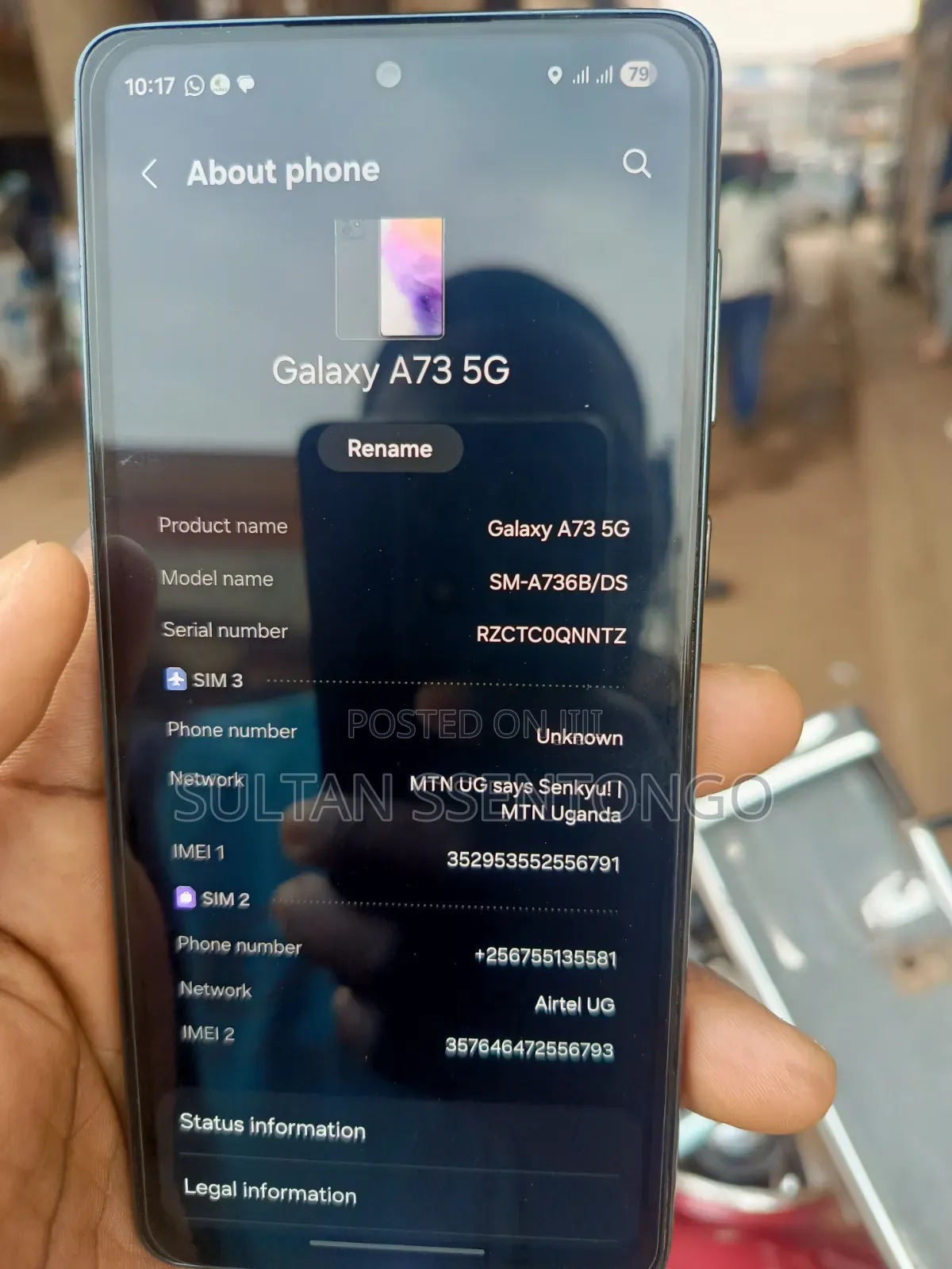Samsung Galaxy A73 5G 128 GB Gray