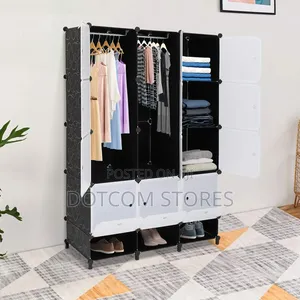 3-Column Generic Plastic Storage Cabinet