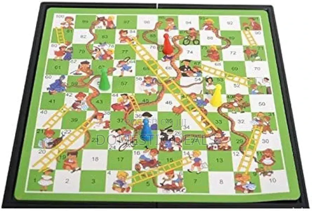 Family Game Chess Snake and Ladder Ludo Catur Magnetic Board
