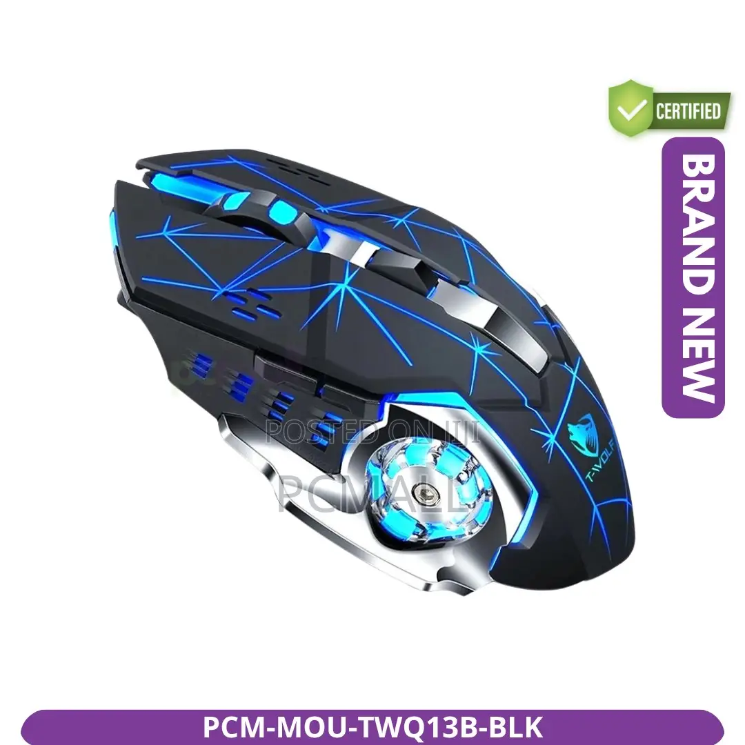 T-Wolf Q13B Rechargeable Wireless Gaming Mouse Bluetooth 2.4GHz