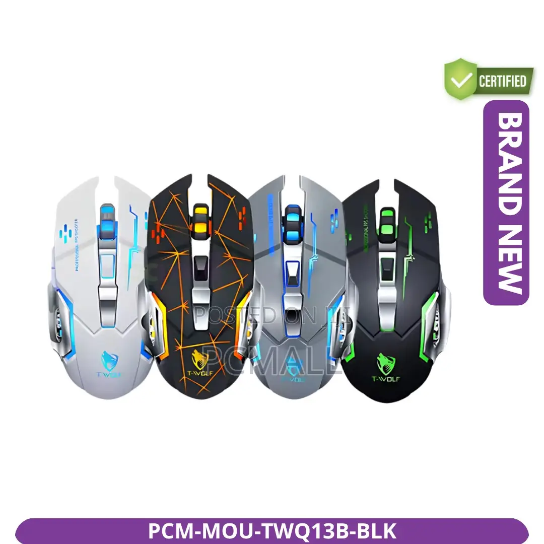 T-Wolf Q13B Rechargeable Wireless Gaming Mouse Bluetooth 2.4GHz
