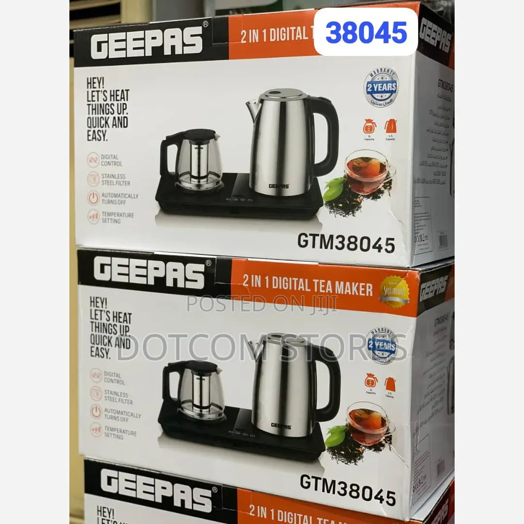 1.7L Geepas 2 in 1 Digital Tea Maker (Model GTM38045)