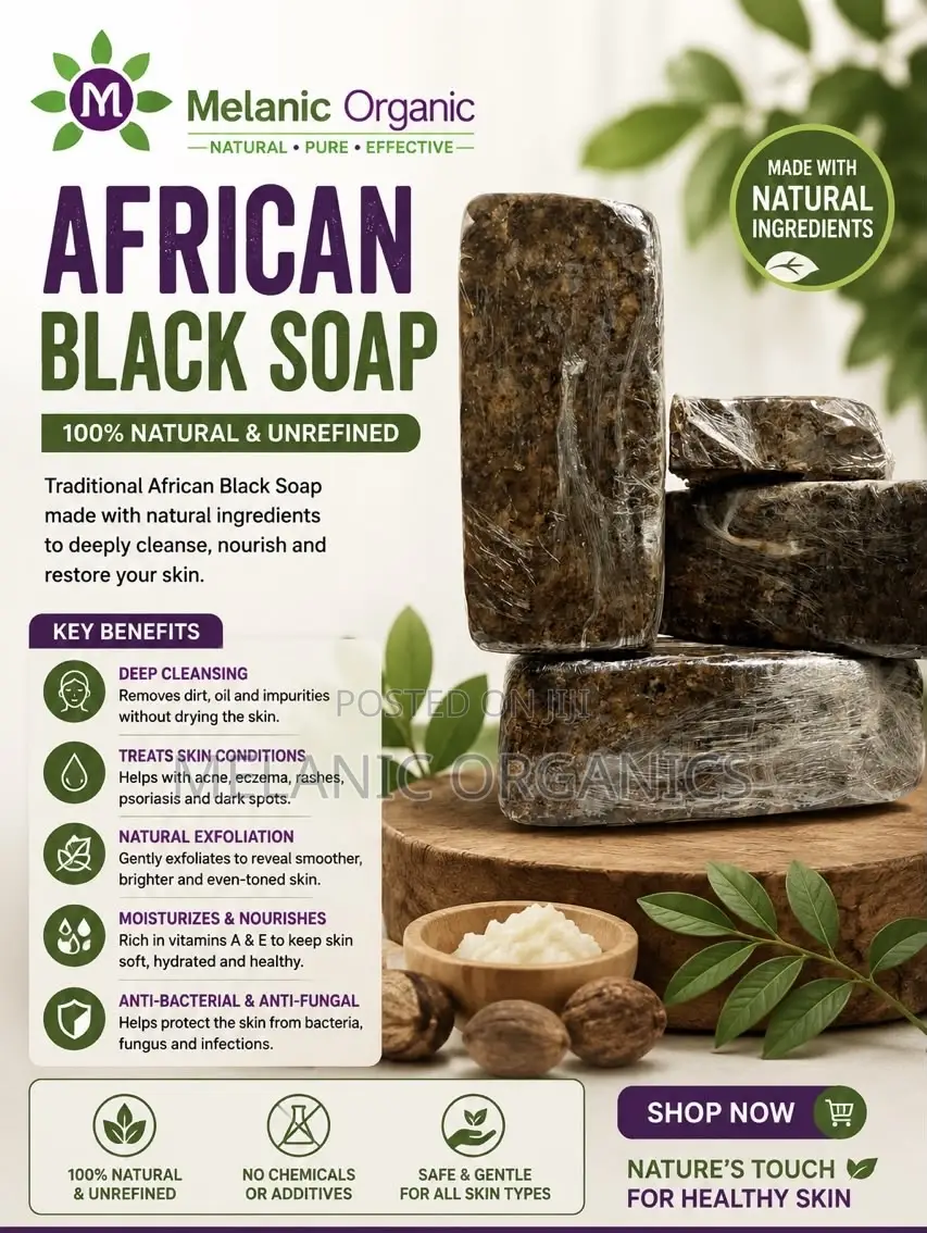 Black Soap (Africanblack Soap ) 250gm