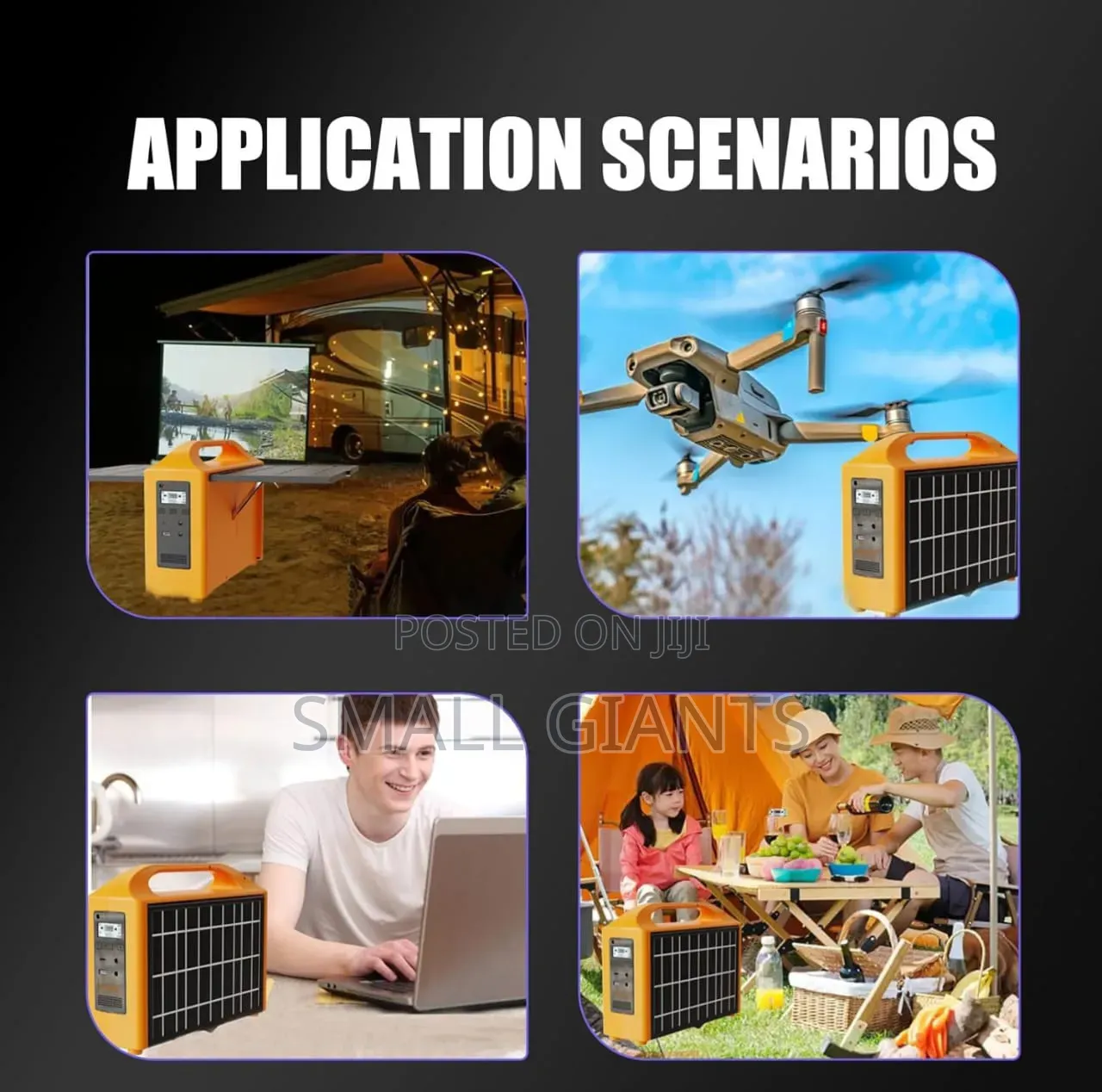 Eg013Li 100W Portable Power Station Solar Generator.