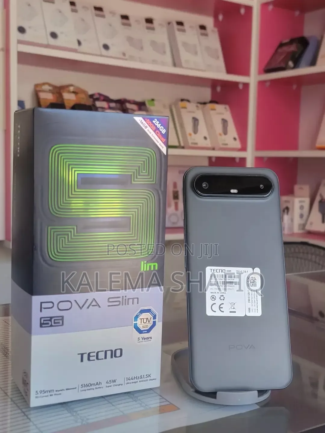 New Tecno Pova Slim 5G 256 GB Black