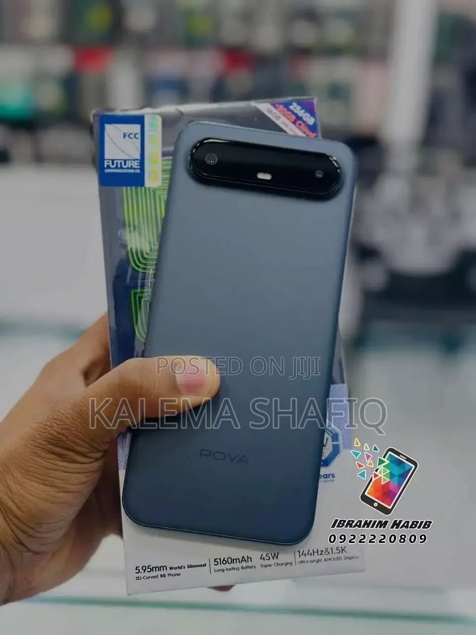 New Tecno Pova Slim 5G 256 GB Black