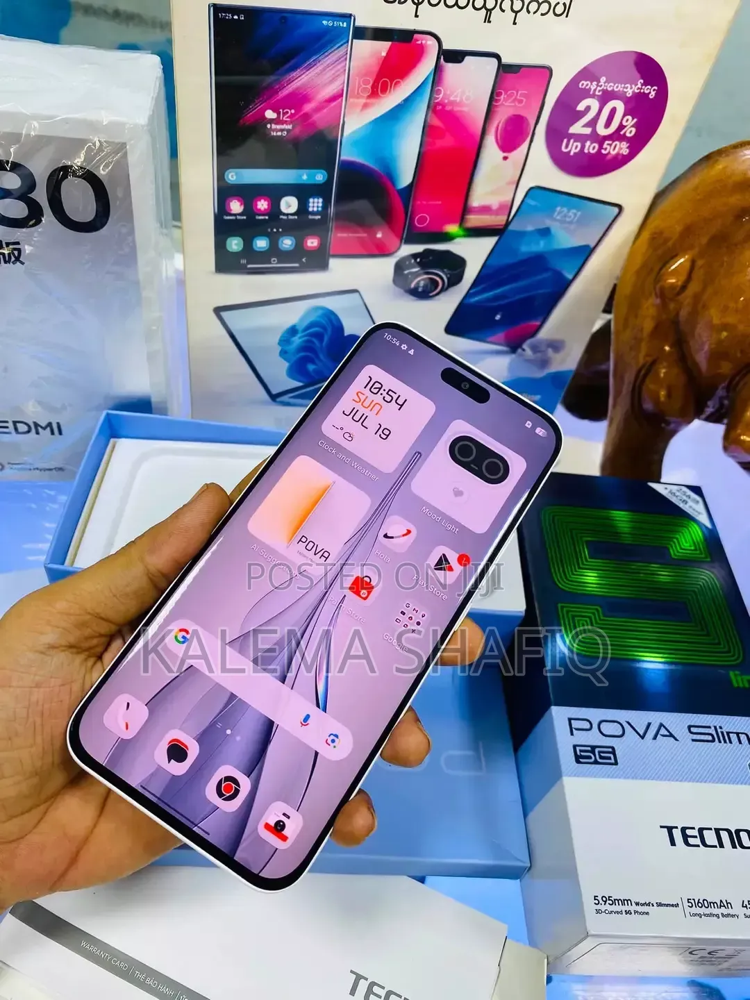 New Tecno Pova Slim 5G 256 GB Blue