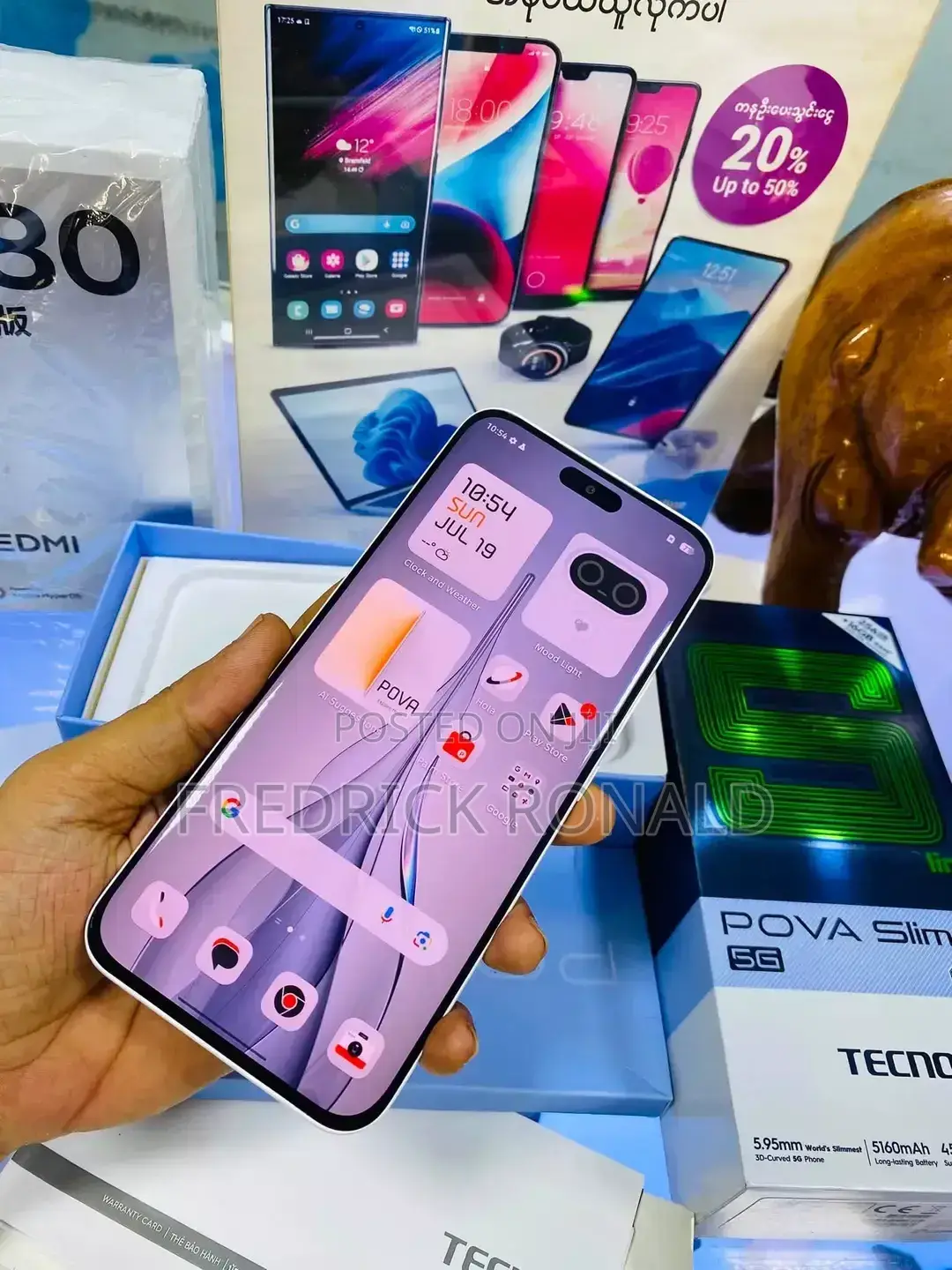 New Tecno Pova Slim 5G 256 GB Blue