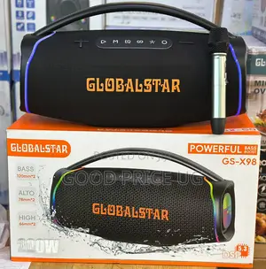 Globalstar GS-X98 Portable Wireless Bluetooth Speaker