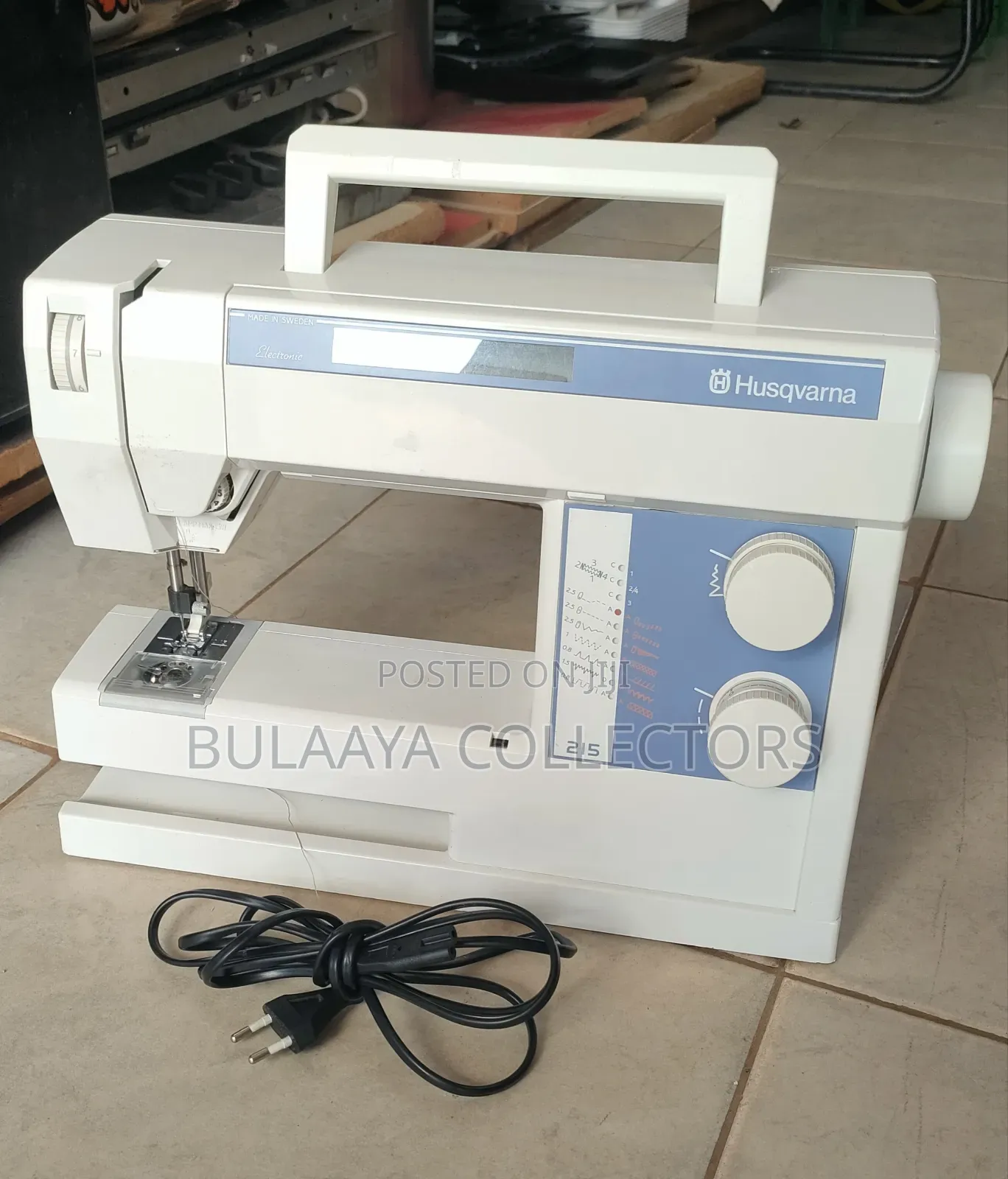 UK Used Husqvarna Viking 215 Electronic Sewing Machin