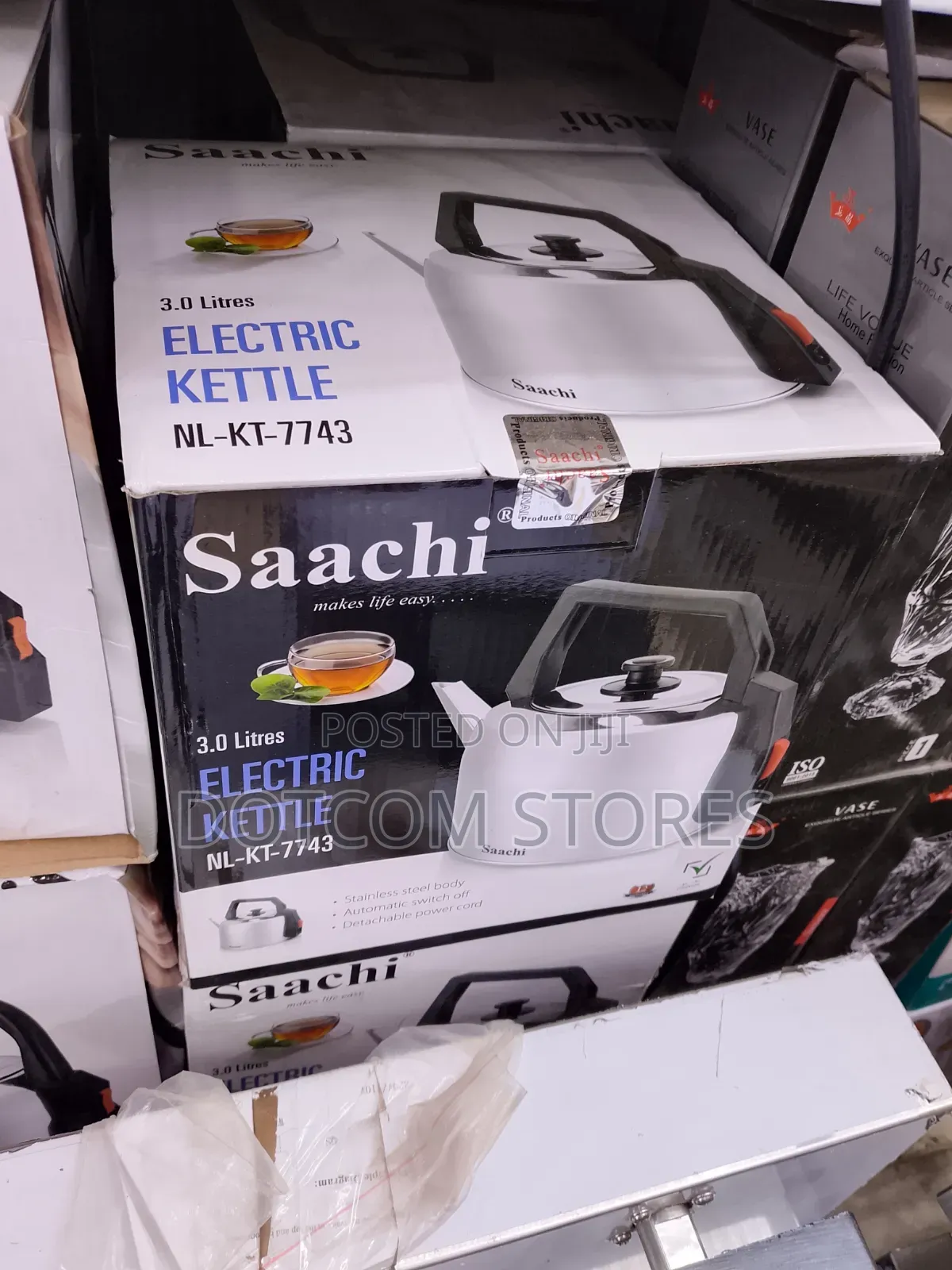 3L Saachi Stainless Steel Electric Kettle
