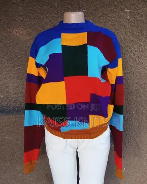 Multi Colored Knitted Sweater