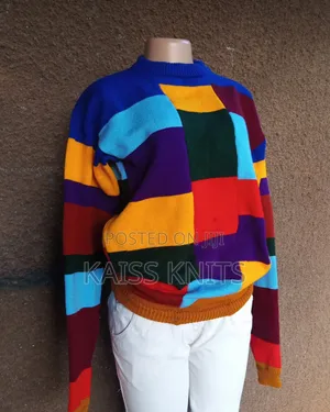 Multi Colored Knitted Sweater