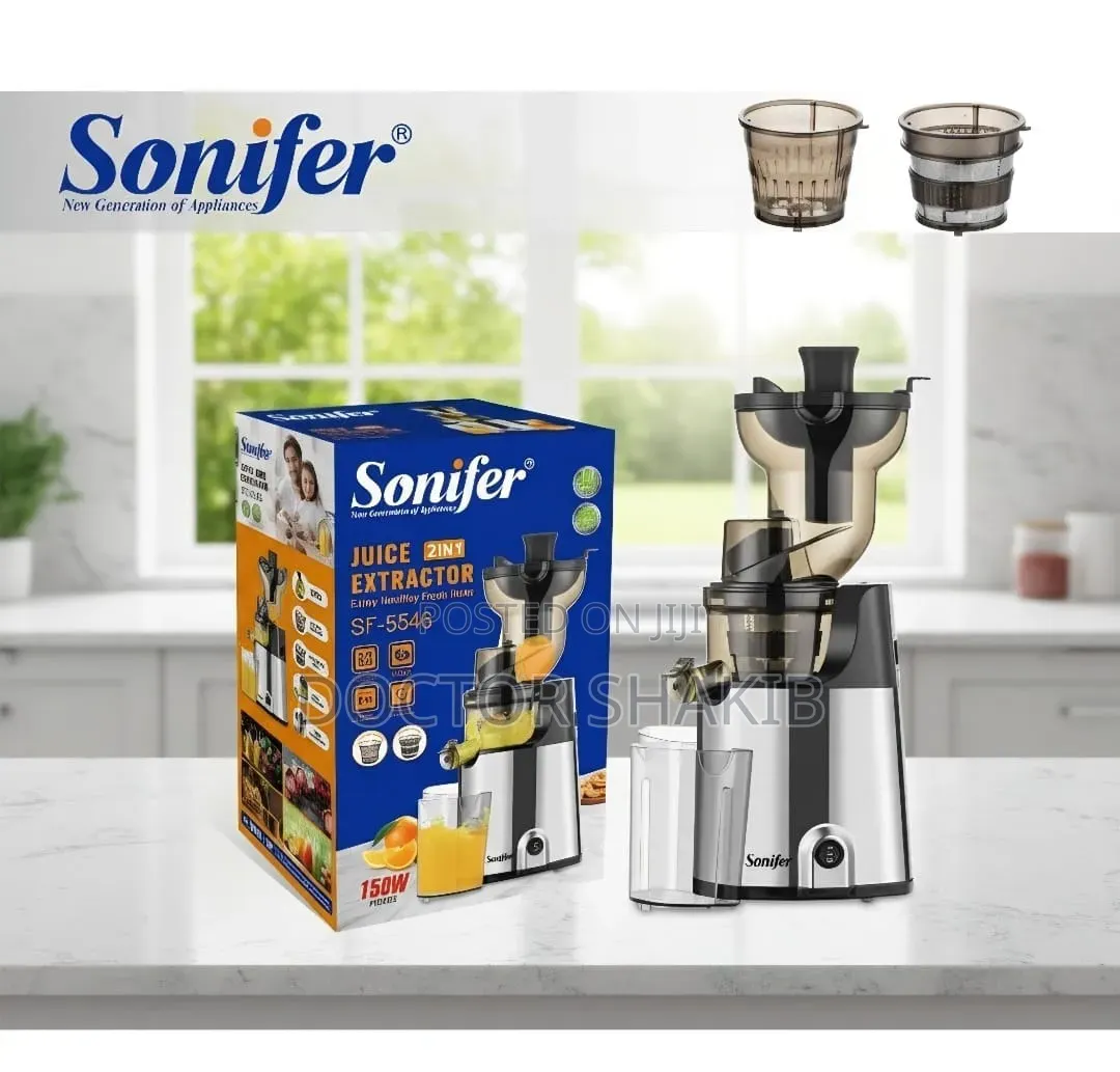 Sonifer SF-5546 2-in-1 Slow Juicer Extractor