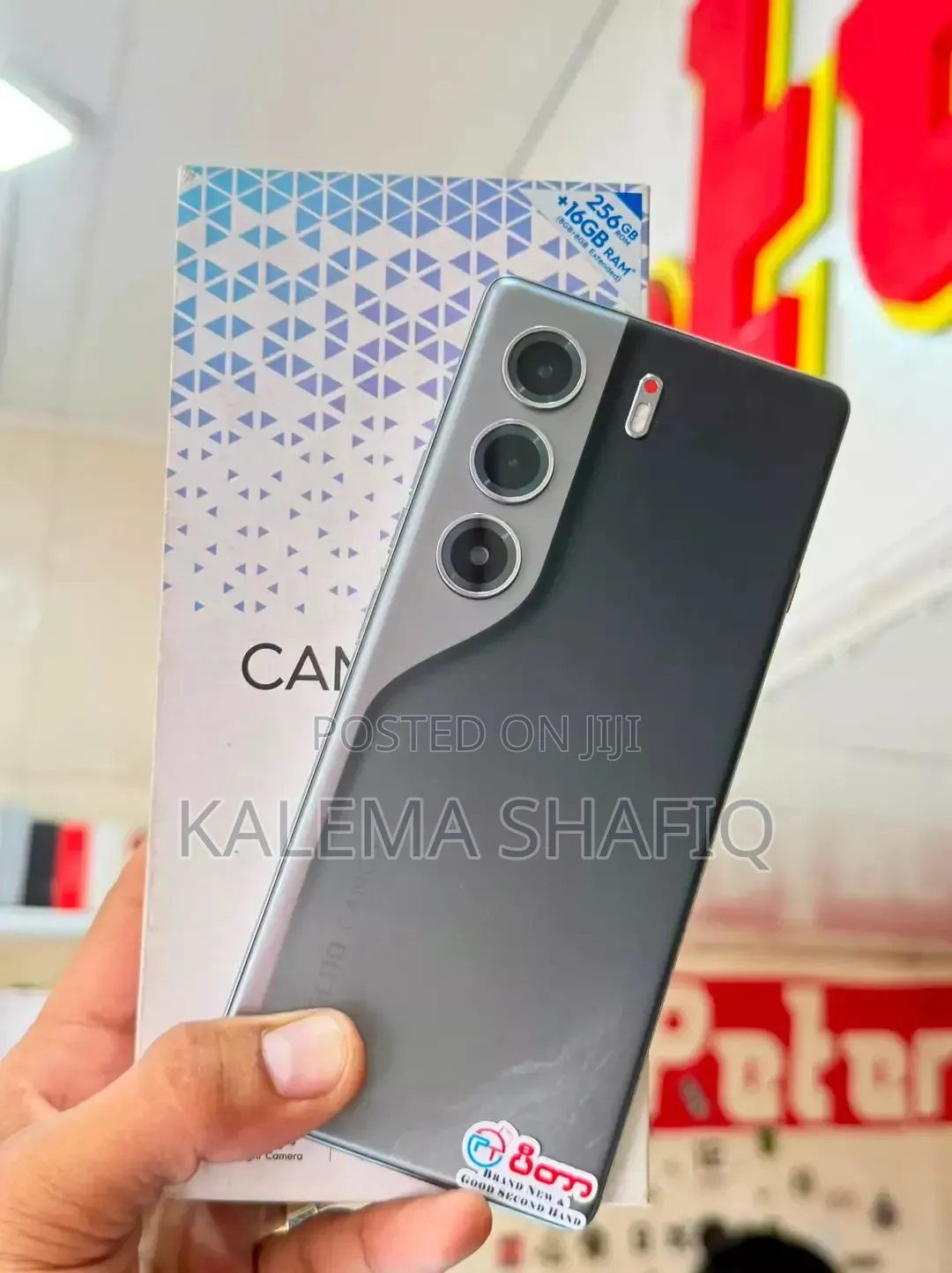New Tecno Camon 40 Pro 5G 256 GB Black