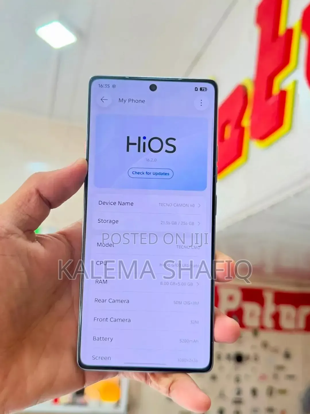 New Tecno Camon 40 Pro 5G 256 GB Black