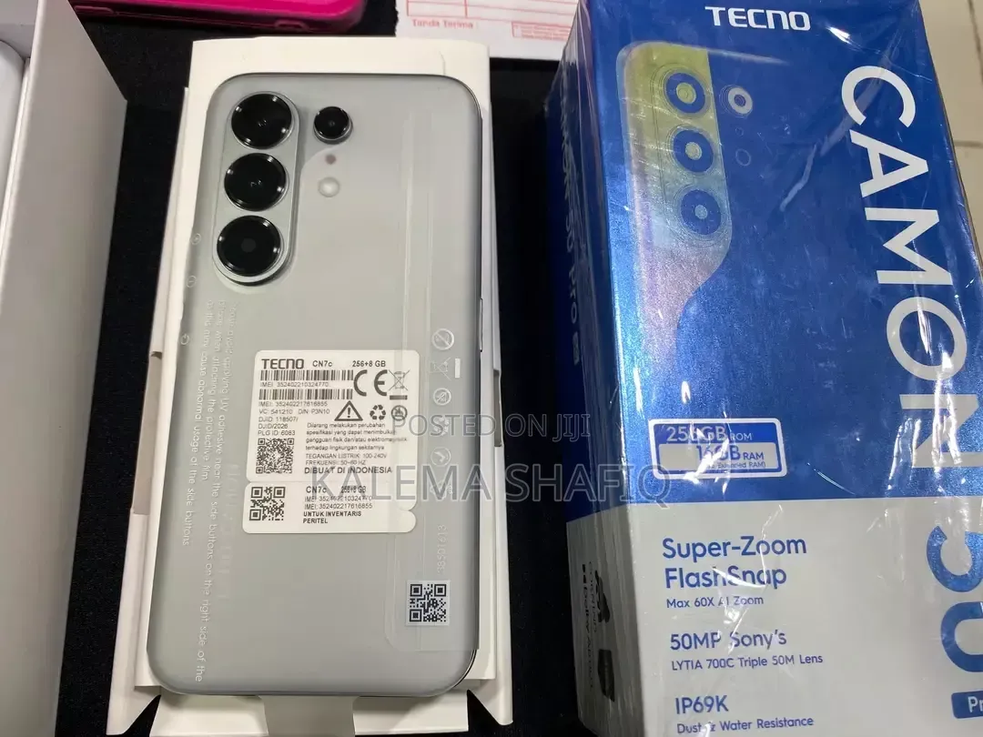 New Tecno Camon 50 Pro 256 GB Black