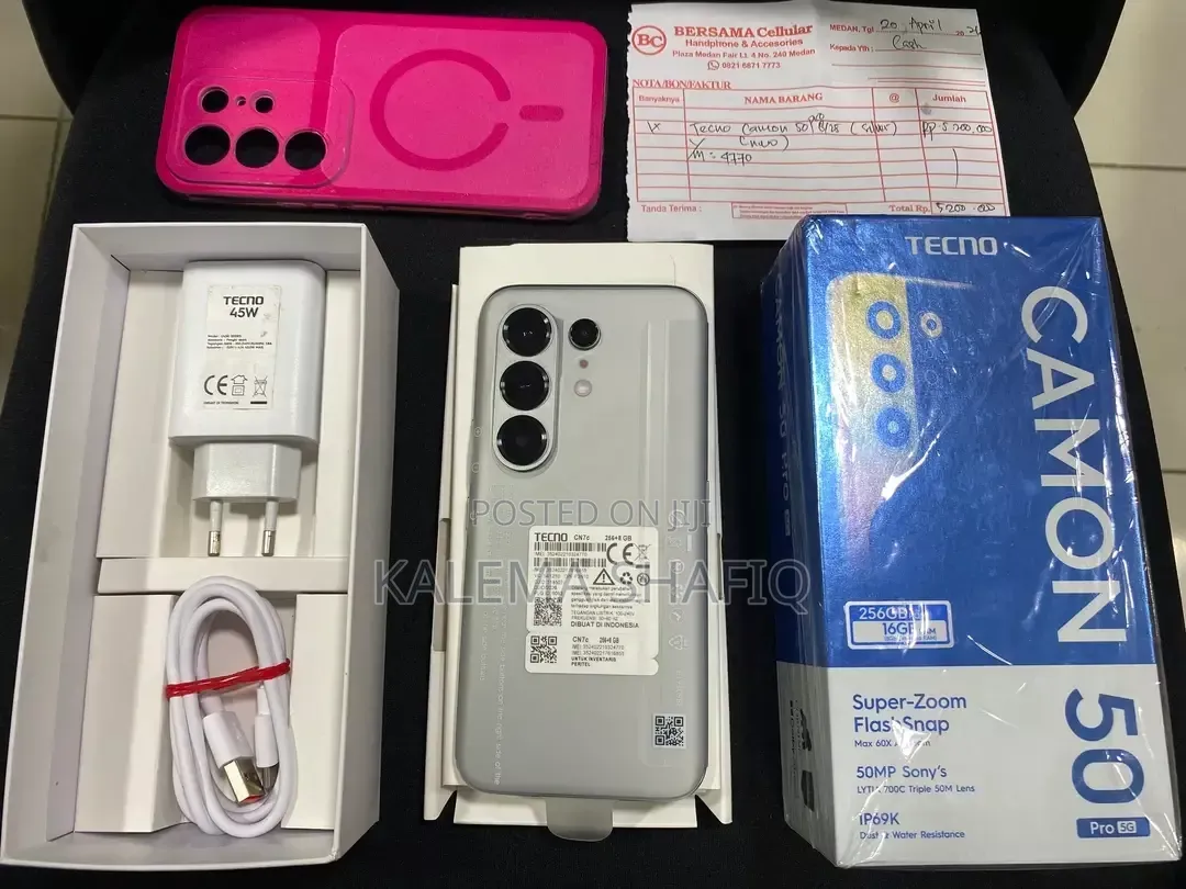New Tecno Camon 50 Pro 256 GB Black