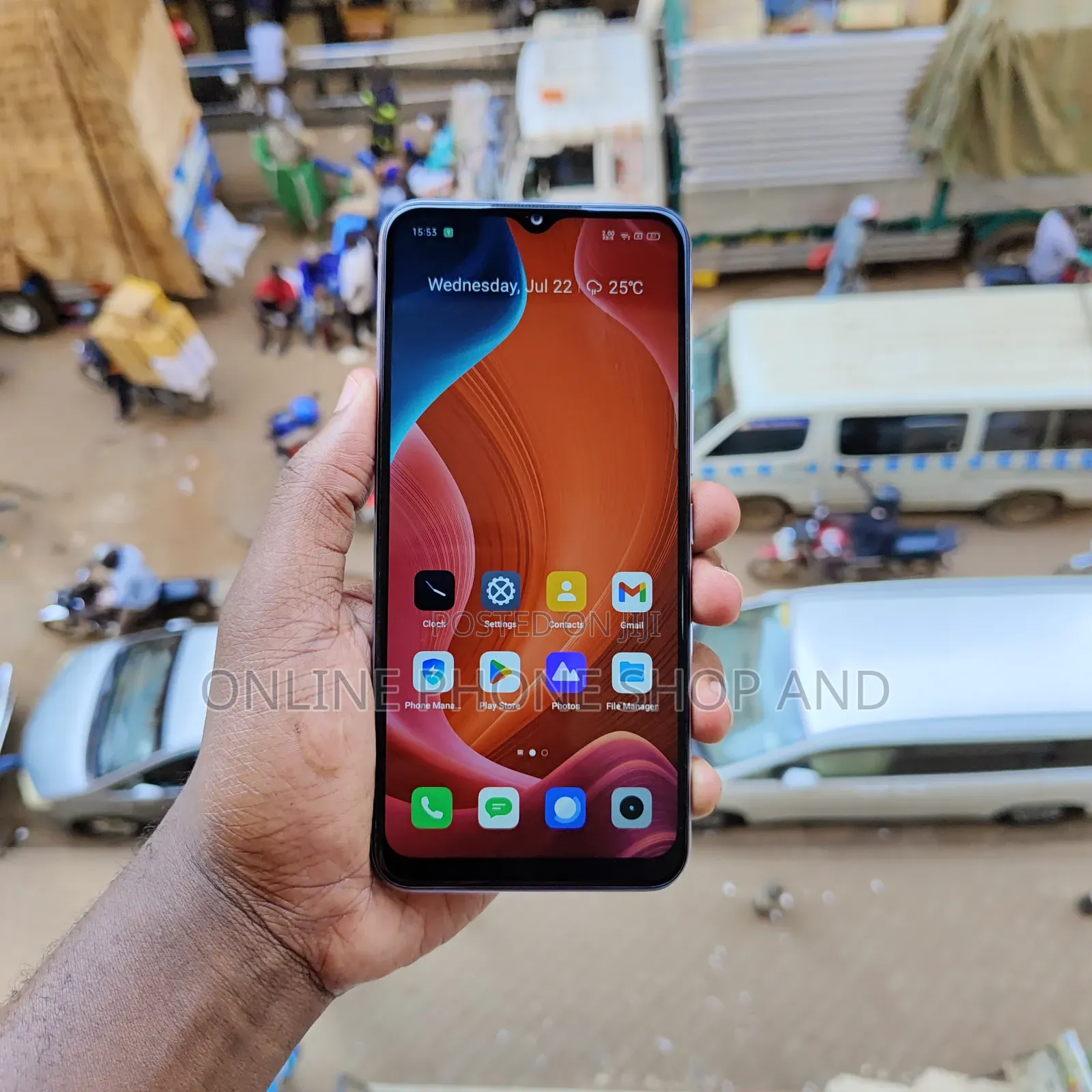 New Realme Q2i 128 GB Blue