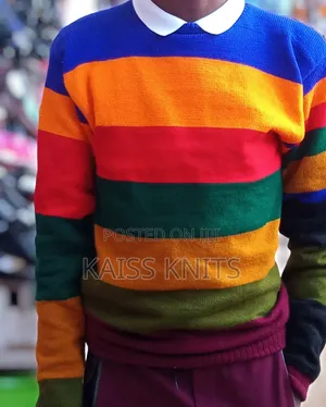 Multi Colored Knitted Sweater