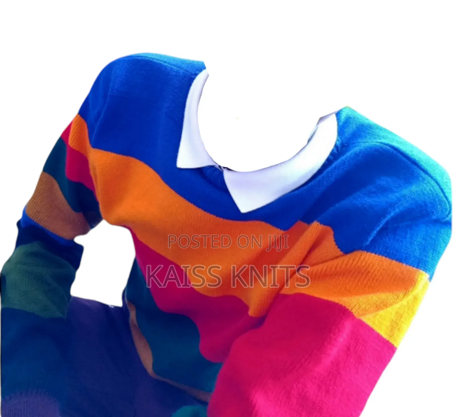 Multi Colored Knitted Sweater