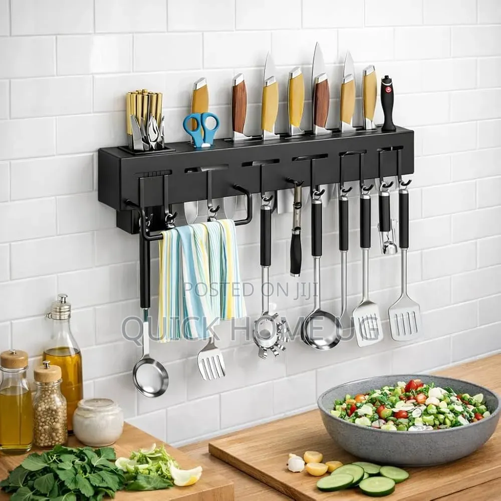 Kitchen Shelf Wallmount Knife Holder,Cutlery Holder