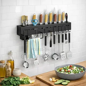 Kitchen Shelf Wallmount Knife Holder,Cutlery Holder