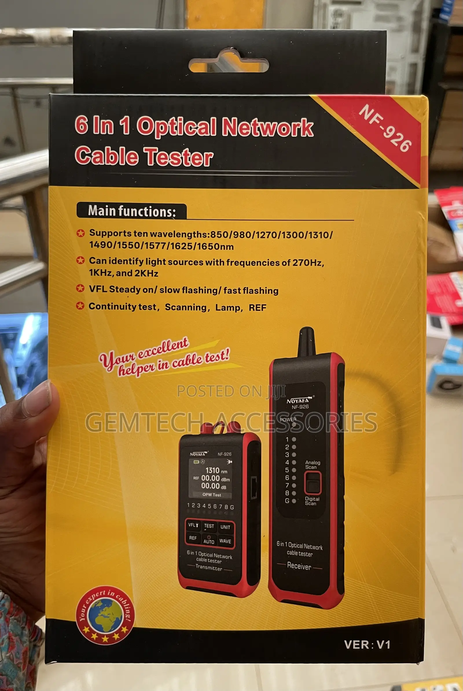 6 in 1 Optical Network Cable Tester Nf- 926