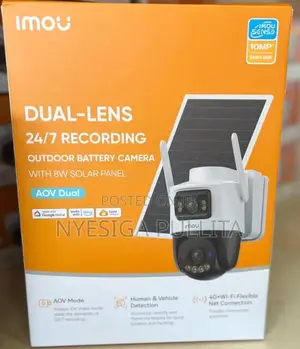 Imou Solar Powered Dual Lens Camera 10mega Pixels