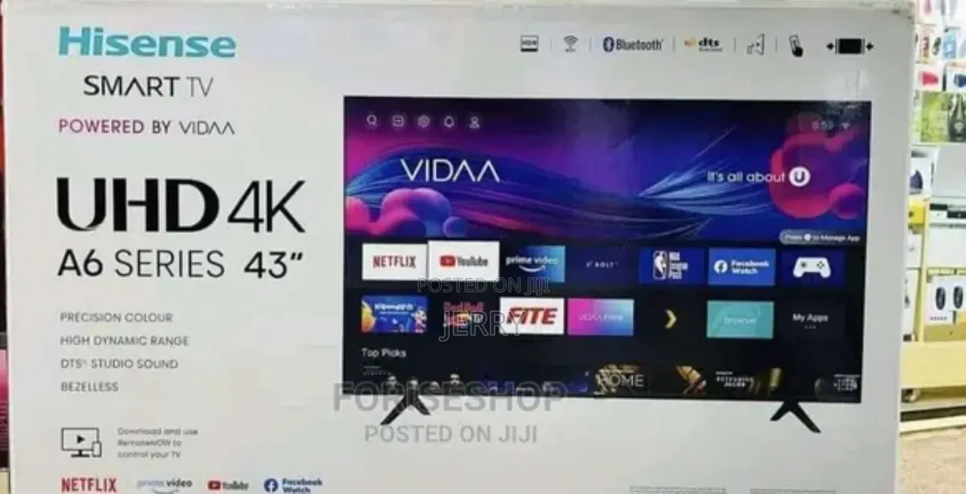 Hisense 43 Inch Smart TV A6