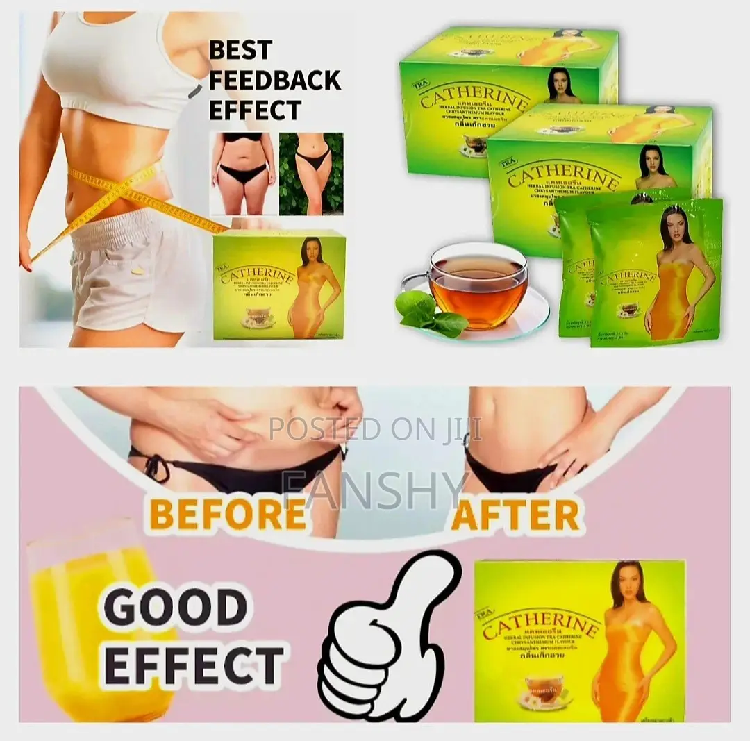 Original CATHERINE Herbal Tea Detox Weight Control Slimming 32 Sachets