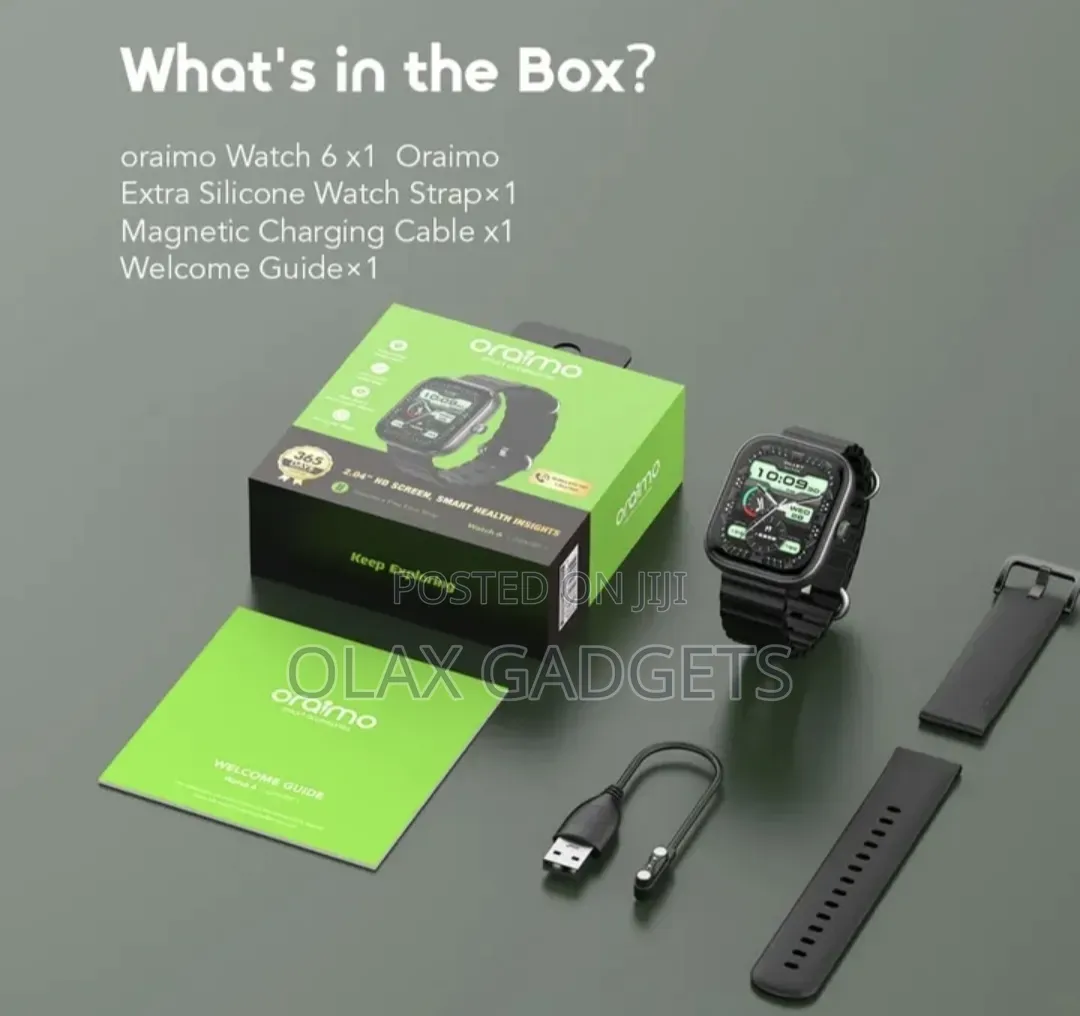 Oraimo Watch 6 OSW-807 Bluetooth Calling N Sports Health SmartWatch